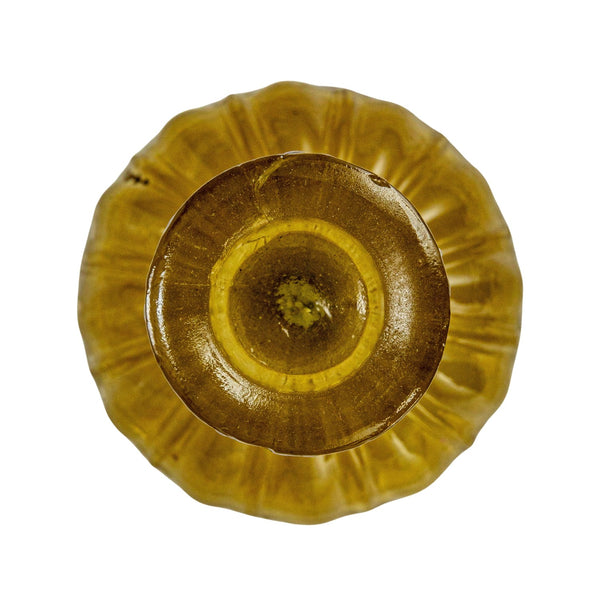 Chartreuse Green Candlestick Holder