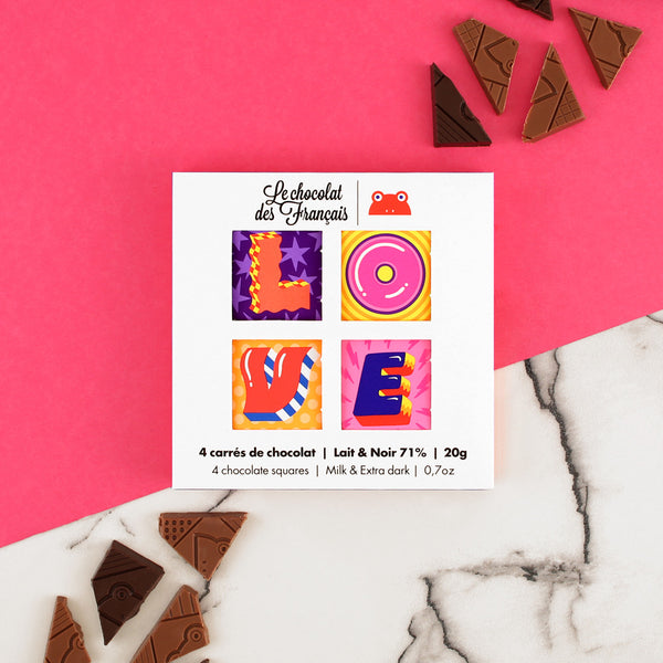 Le Chocolat Des Francais - LOVE Chocolate Giftset