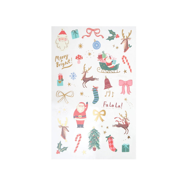 Christmas Mixed Icon Temporary Tattoos
