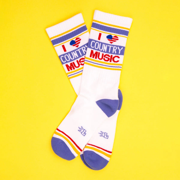 I Love Country Music Unisex Socks