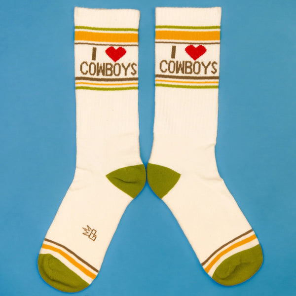 I Love Cowboys Unisex Socks