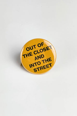 Out of the Closet Button Pin