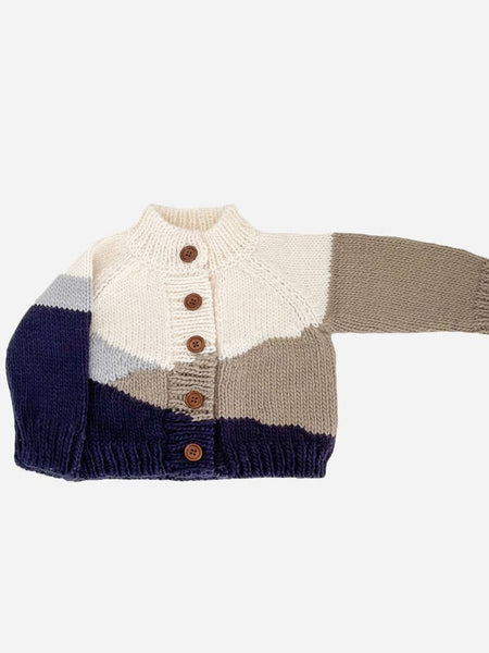 Hand Knit Sunset Cardigan Kid's Sweater