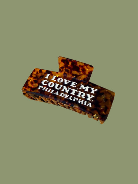 I Love My Country, Philadelphia Hair Claw Clip