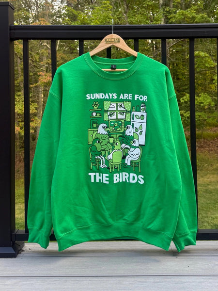 Sunday's Are For The Birds Crewneck Sweatshirt