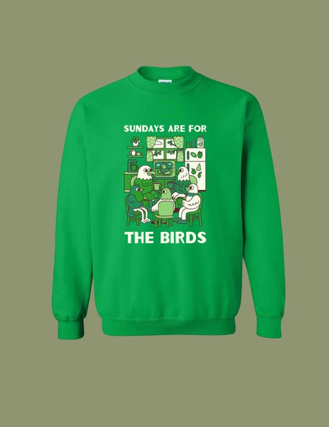 Sunday's Are For The Birds Crewneck Sweatshirt