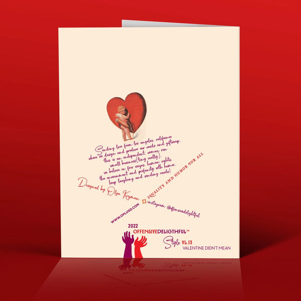 Didn't Mean Shit Until You Valentine's Day Greeting Card