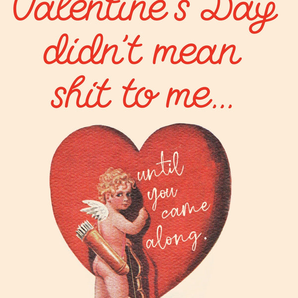 Didn't Mean Shit Until You Valentine's Day Greeting Card