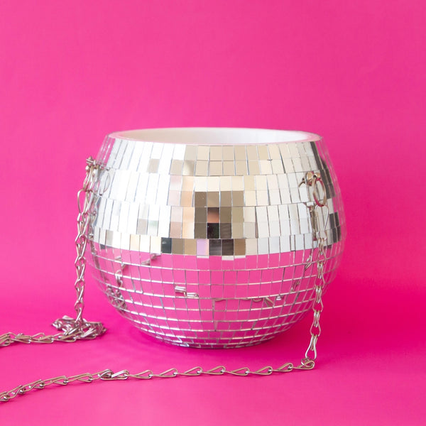 Disco Ball 6" Hanging Planter