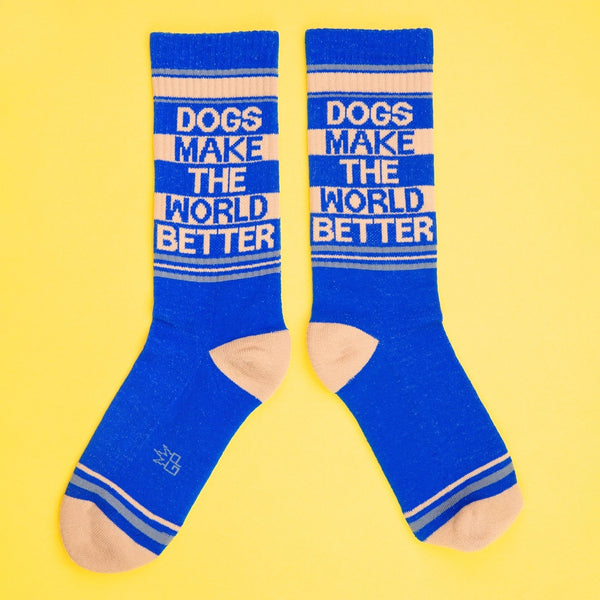 Dogs Make The World Better Unisex Socks