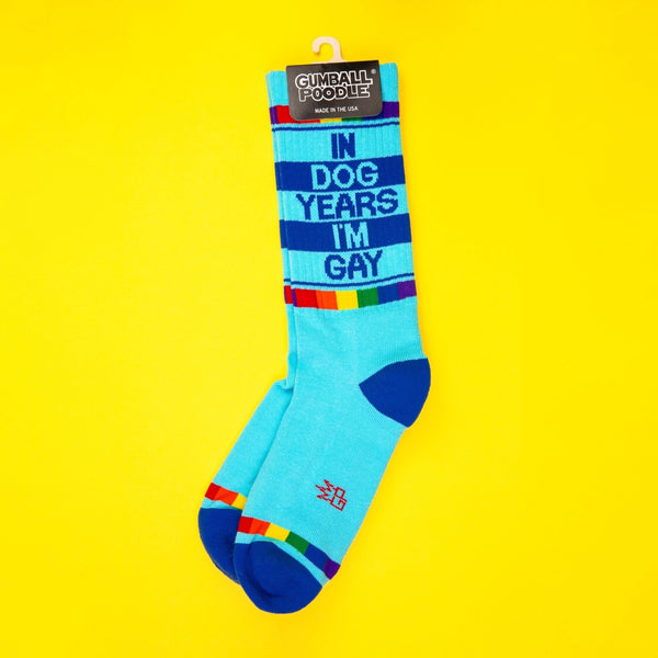 In Dog Years I'm Gay Unisex Socks