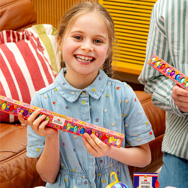 Organic French Chocolate Easter Egg Tube (18 Eggs)