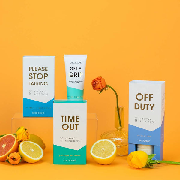 Please Stop Talking - Aromatherapy Shower Steamers - Blackberry Vanilla Musk - Set of 8