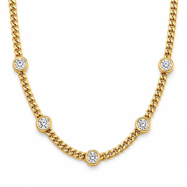 Ellery Bezel Chain Necklace