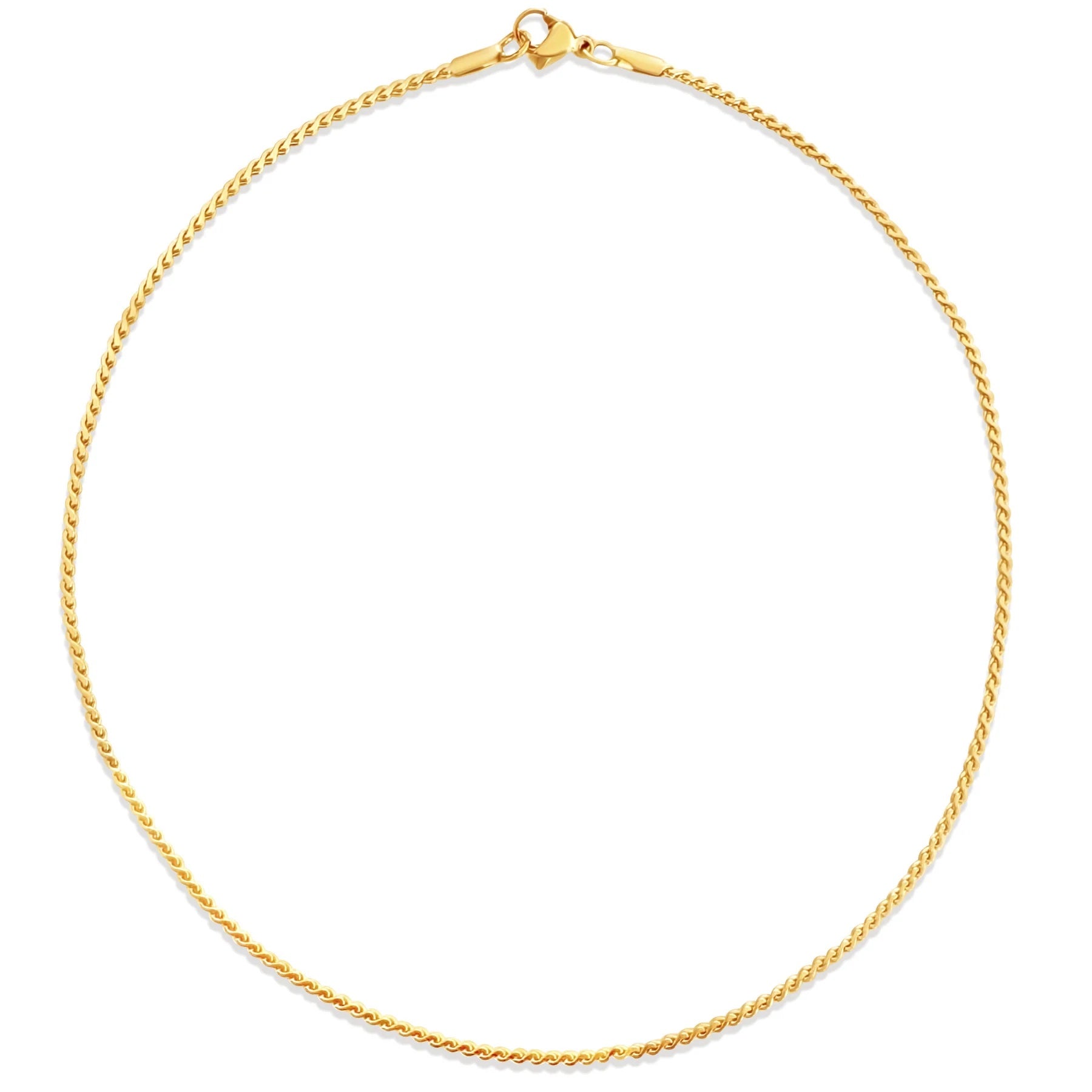 Raffaella S Chain Choker Gold Necklace