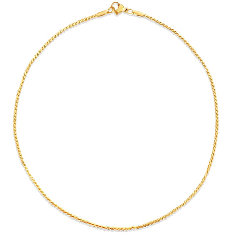 Raffaella S Chain Choker Gold Necklace