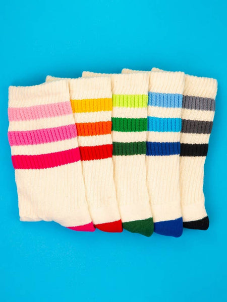 Retro Stripe Unisex Socks