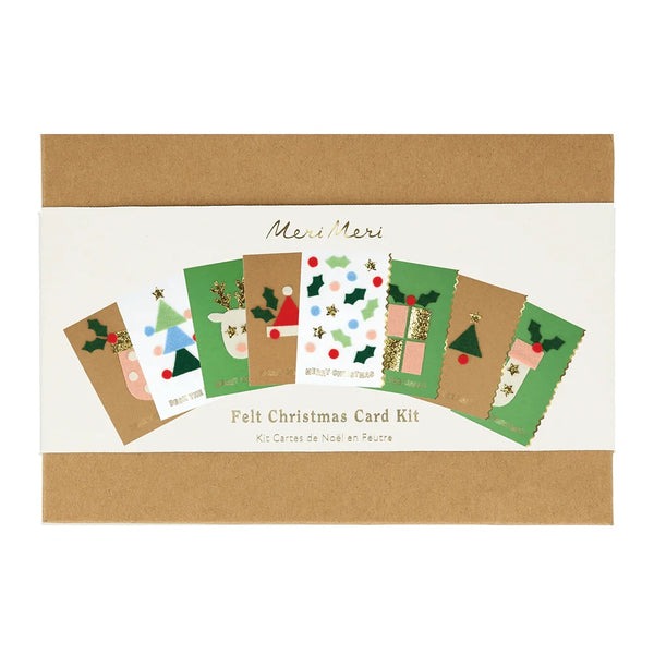 Meri Meri Christmas Felt Card Kit - 8 Cards