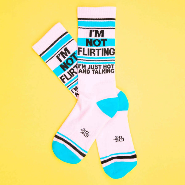 I'm Not Flirting (I'm Just Hot And Talking) Unisex Socks