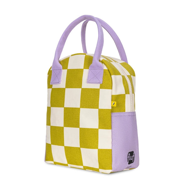 Zipper Lunch Bag - Pear Checks