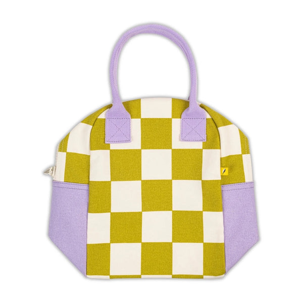 Zipper Lunch Bag - Pear Checks