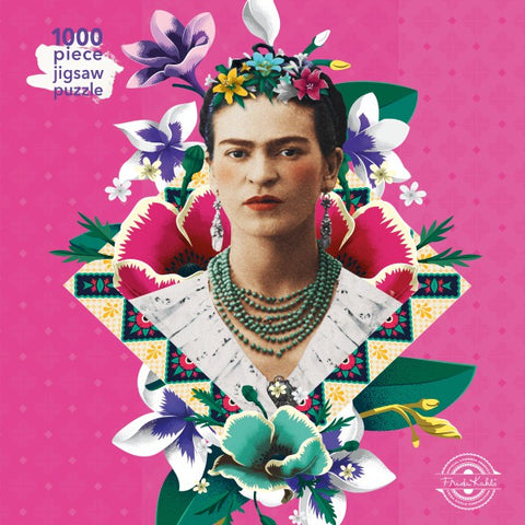 Frida Kahlo: Pink 1000 Piece Jigsaw Puzzle