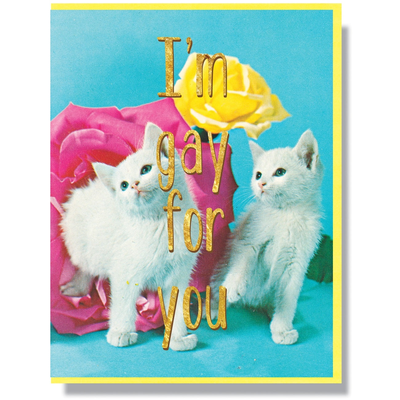 Gay For You Valentine's Day Greeting Card