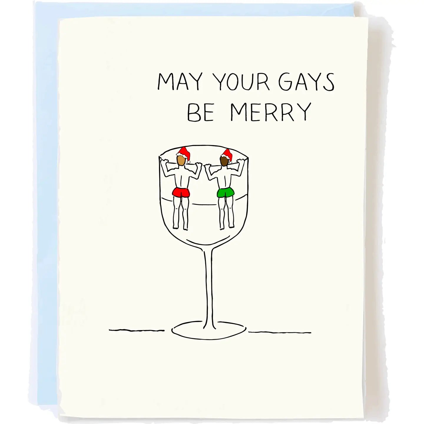 Gays Be Merry Christmas Greeting Card