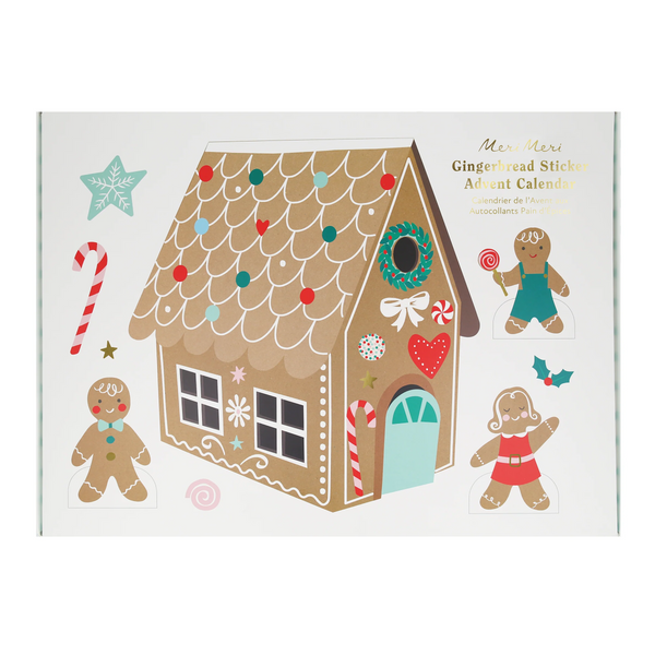 Meri Meri Gingerbread Sticker Advent Calendar