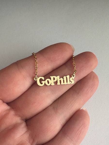 Go Phils Charm Necklace