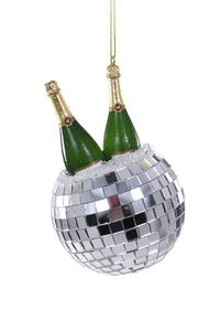 Good Libations Champagne Disco Ball Ornament