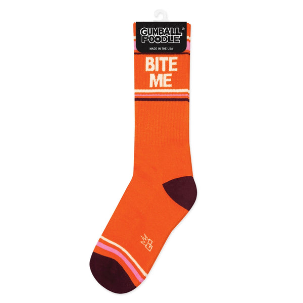 Bite Me Unisex Gym Crew Socks