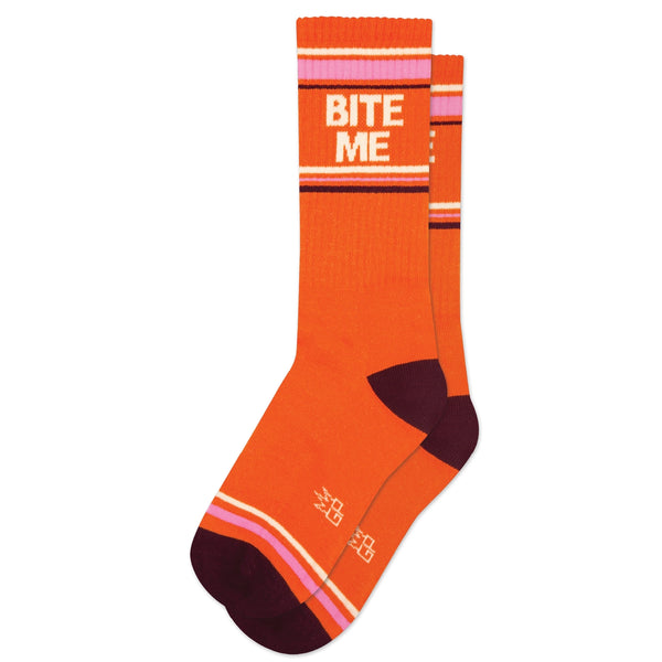 Bite Me Unisex Gym Crew Socks