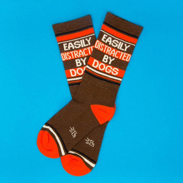 Easily Distracted By Dogs Unisex Socks
