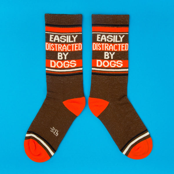 Easily Distracted By Dogs Unisex Socks
