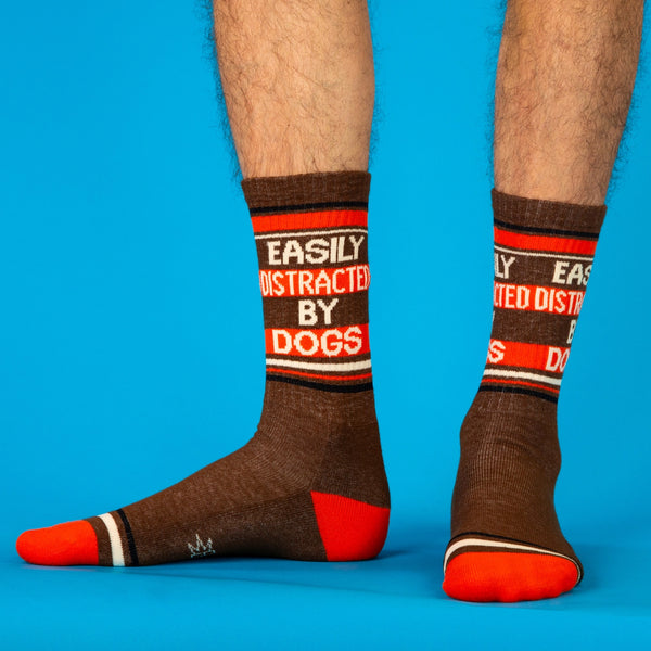 Easily Distracted By Dogs Unisex Socks