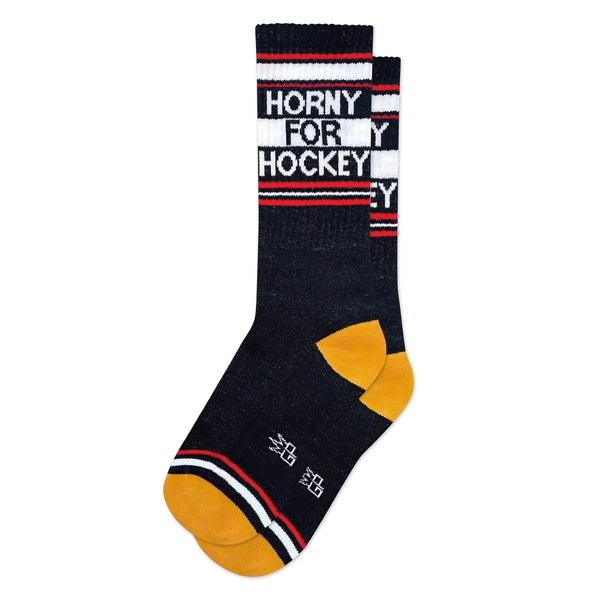 Horny For Hockey Unisex Socks