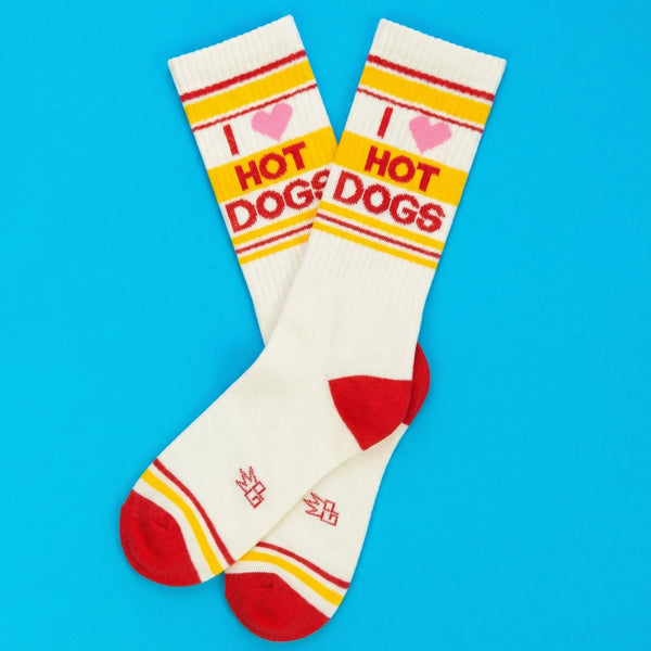 I Love Hot Dogs Unisex Socks