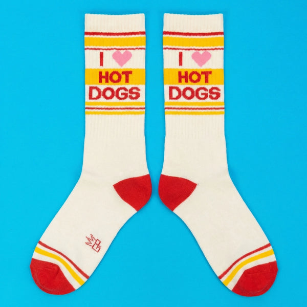 I Love Hot Dogs Unisex Socks