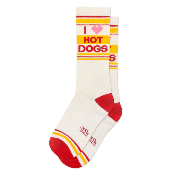 I Love Hot Dogs Unisex Socks
