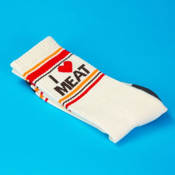 I Love Meat Unisex Gym Crew Socks