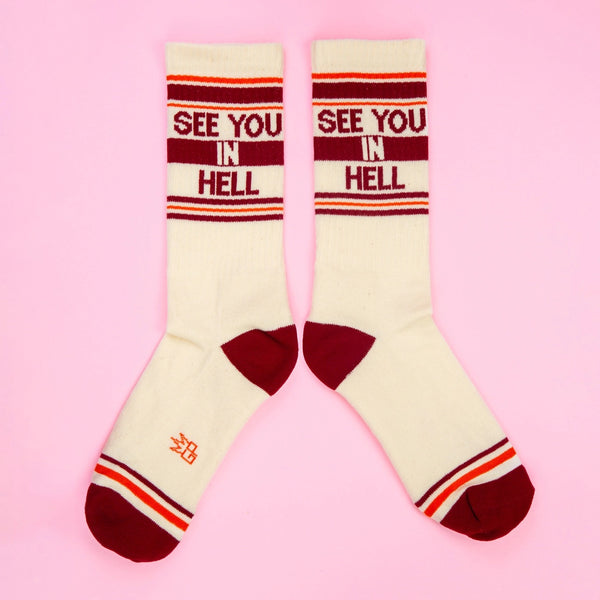 See You In Hell Unisex Socks