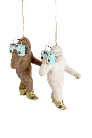 Hipster Sasquatch Ornament