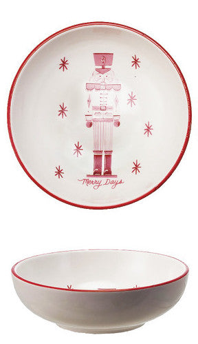 Stoneware Holiday Bowls - 4 Styles