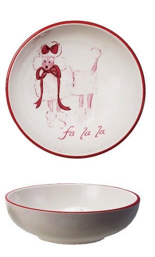 Stoneware Holiday Bowls - 4 Styles