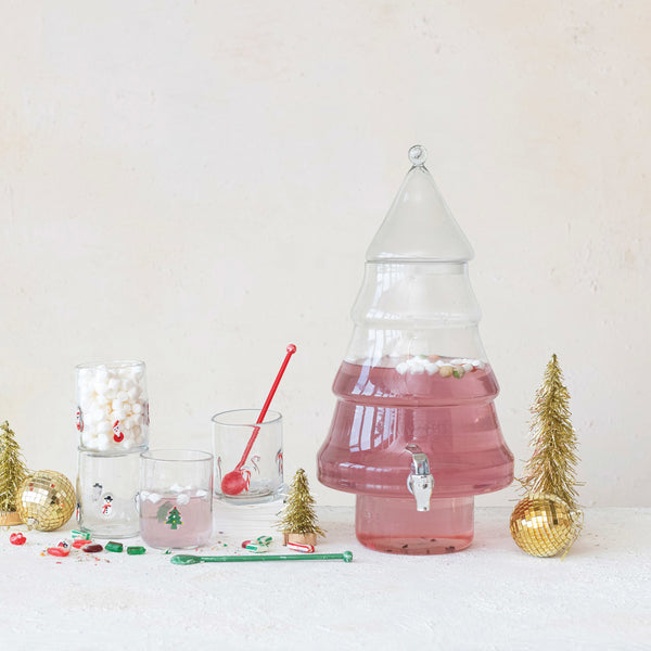 Holiday Icons Drinking Glass