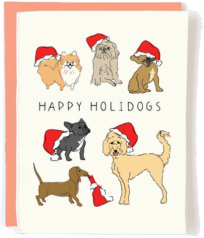 Happy Holidogs Christmas Greeting Card