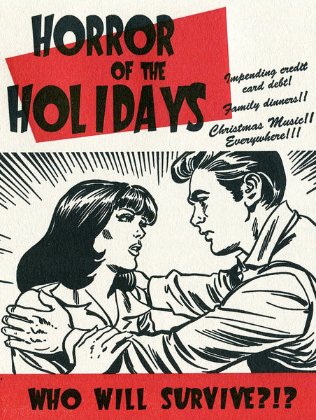 Horror of the Holidays Holiday Greeting Card