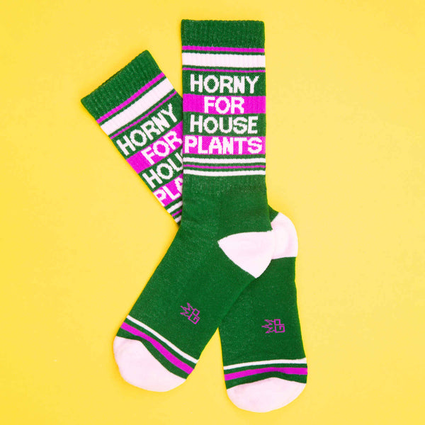 Horny For Houseplants Unisex Socks