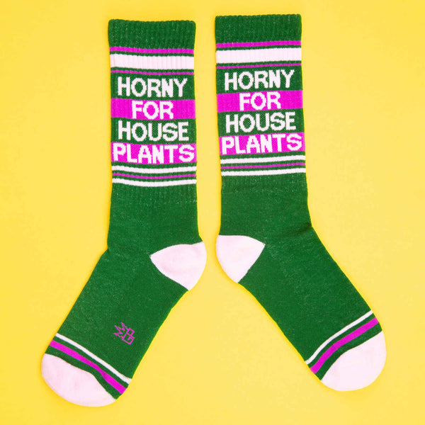 Horny For Houseplants Unisex Socks